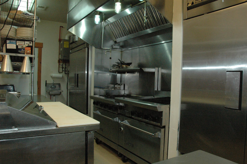 Commercial Kitchen at Lazy Bear Lodge